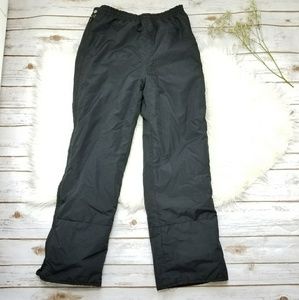 Slope Black Side Zip Snow Ski Insulated Pants